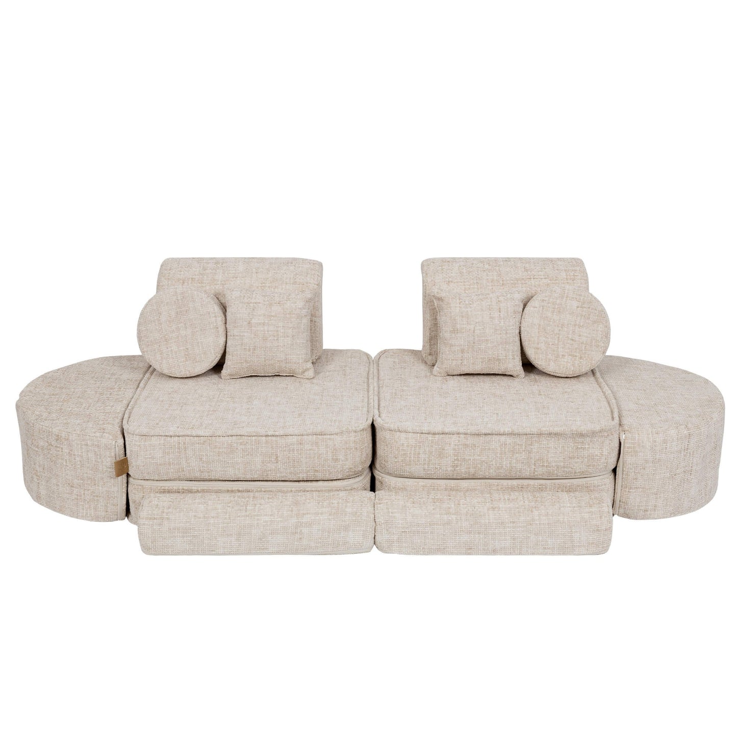Medium Modular Sofa for Kids - Tangle Marshmallow Beige Plus