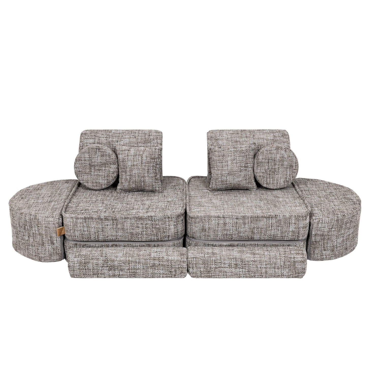 Medium Modular Sofa for Kids - Tangle Moon Grey Plus