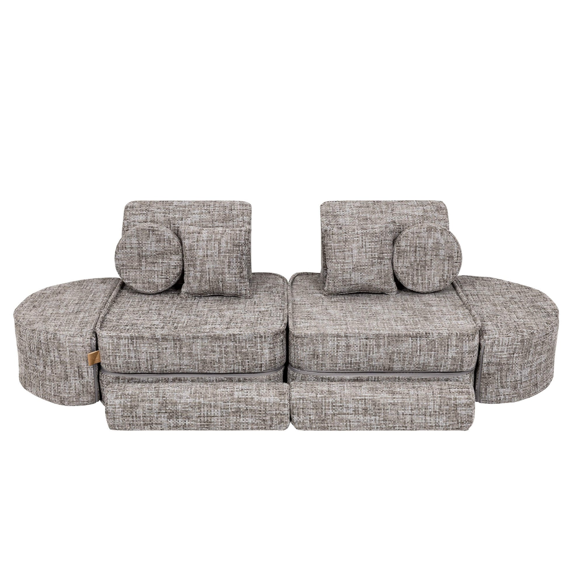 Medium Modular Sofa for Kids - Tangle Moon Grey Plus