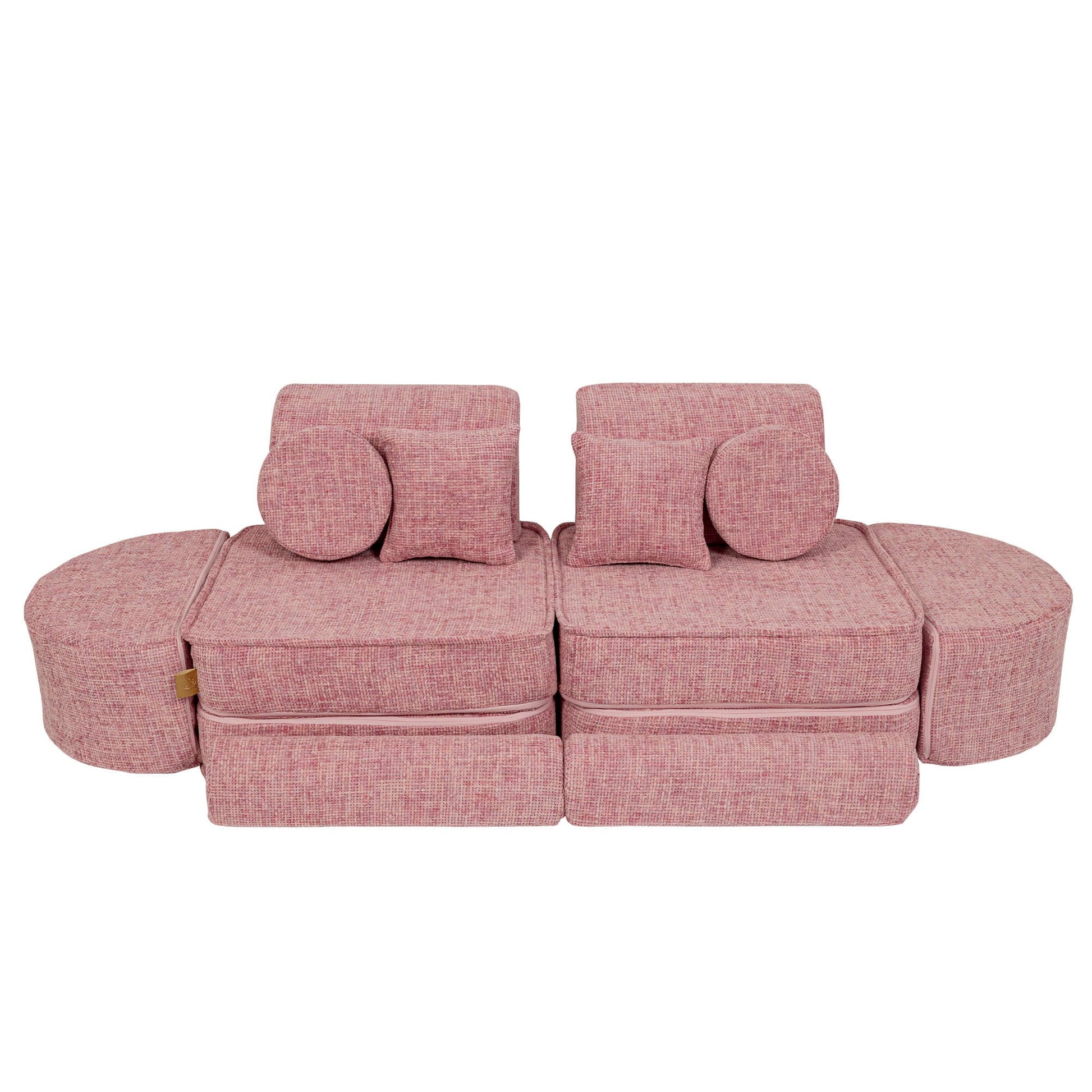 Medium Modular Sofa for Kids - Tangle Bubblegum Pink Plus