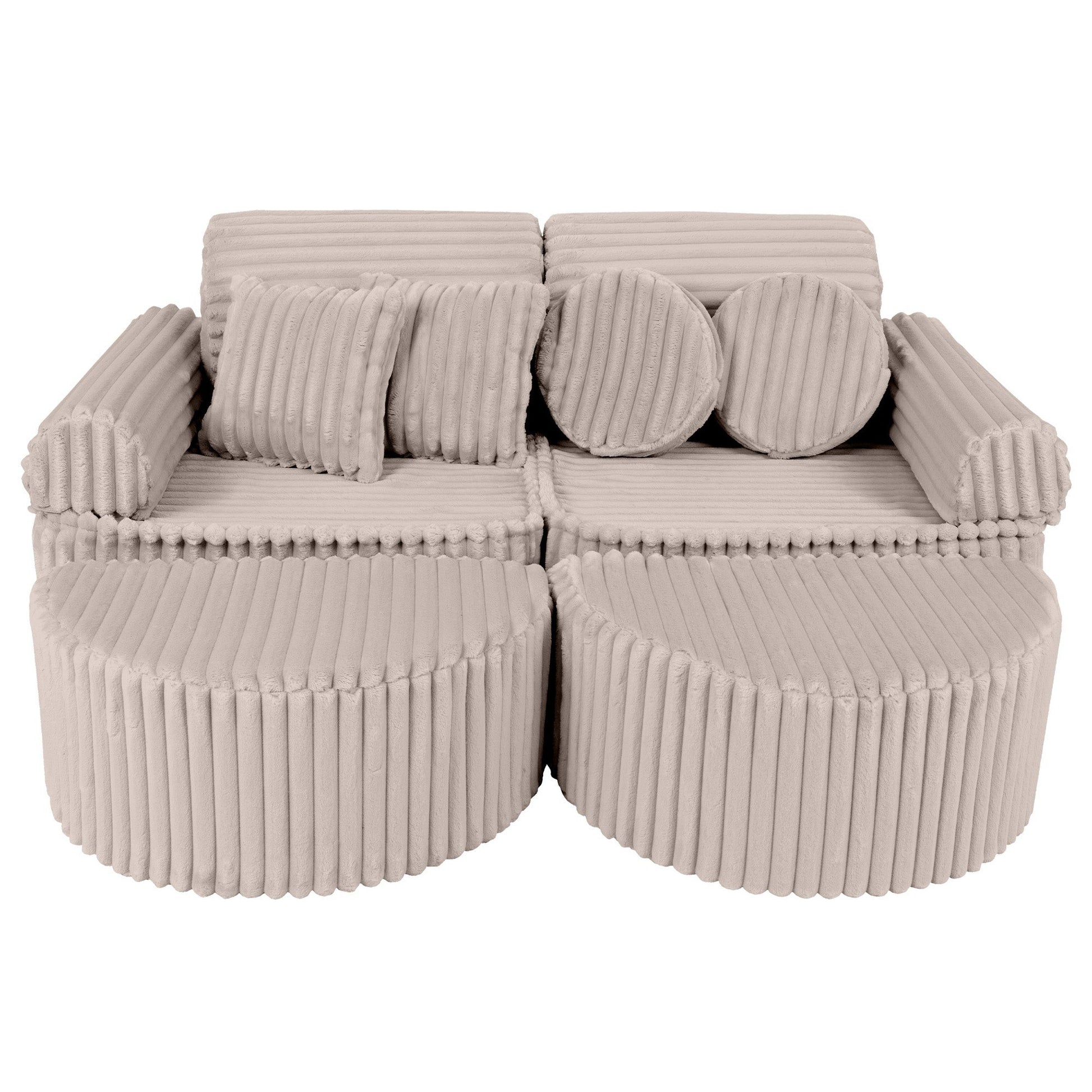 Medium Modular Sofa for Kids - Churros Beige Plus