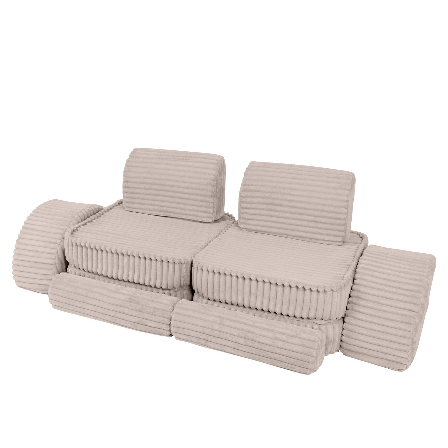 Medium Modular Sofa for Kids - Churros Beige Plus
