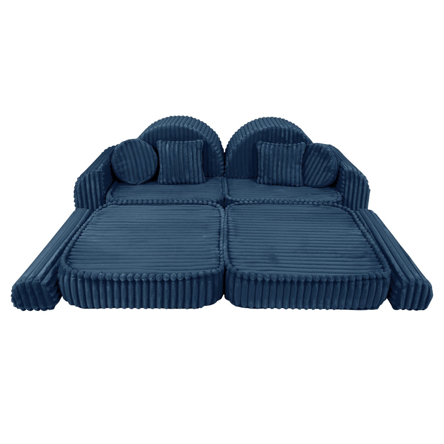 Medium Modular Sofa for Kids - Churros Blue Plus