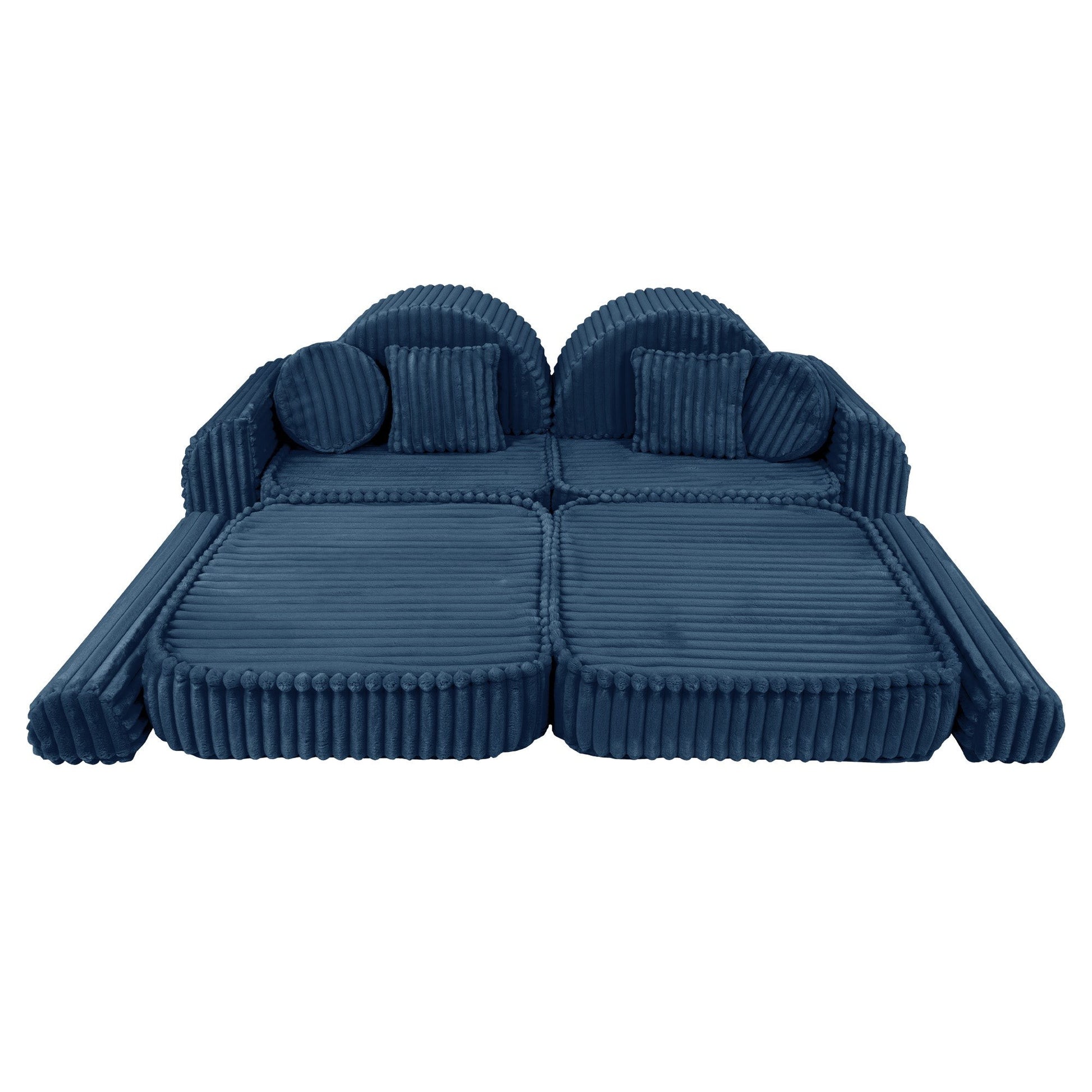 Medium Modular Sofa for Kids - Churros Blue Plus
