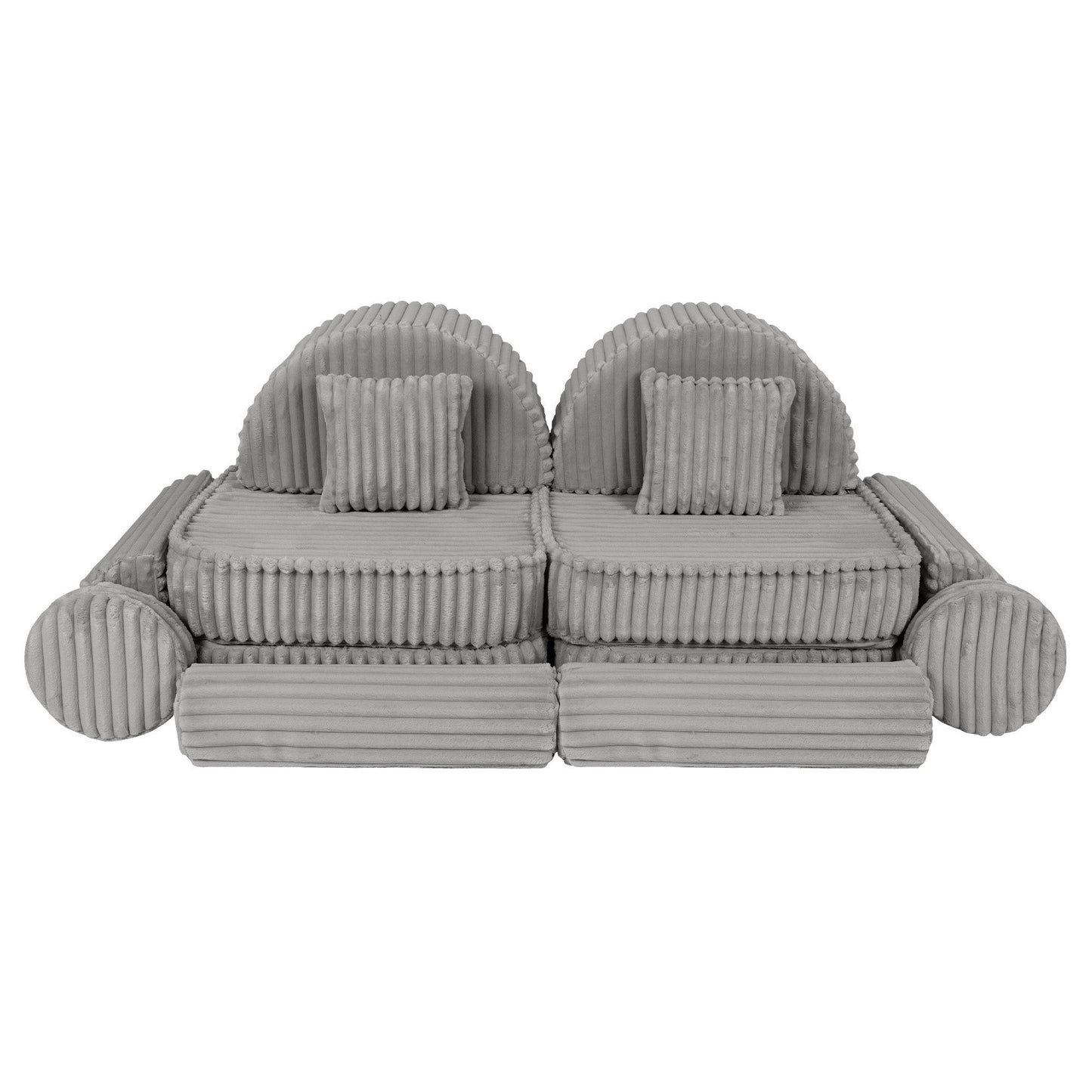 Medium Modular Sofa for Kids - Churros Moon Grey Plus