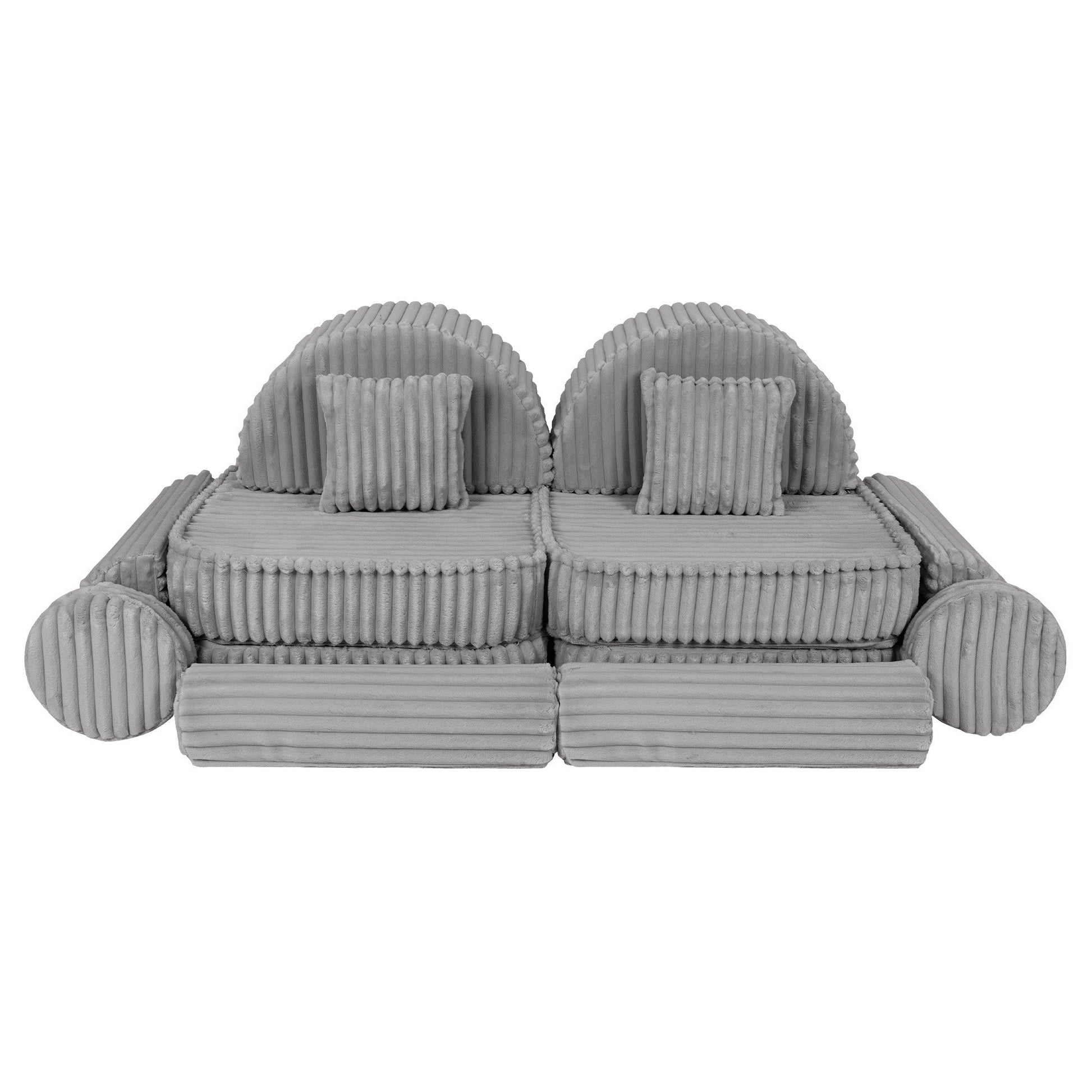Medium Modular Sofa for Kids - Churros Moon Grey Plus