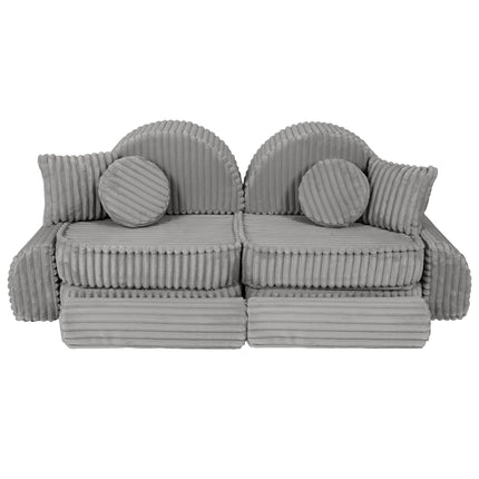 Medium Modular Sofa for Kids - Churros Moon Grey Plus