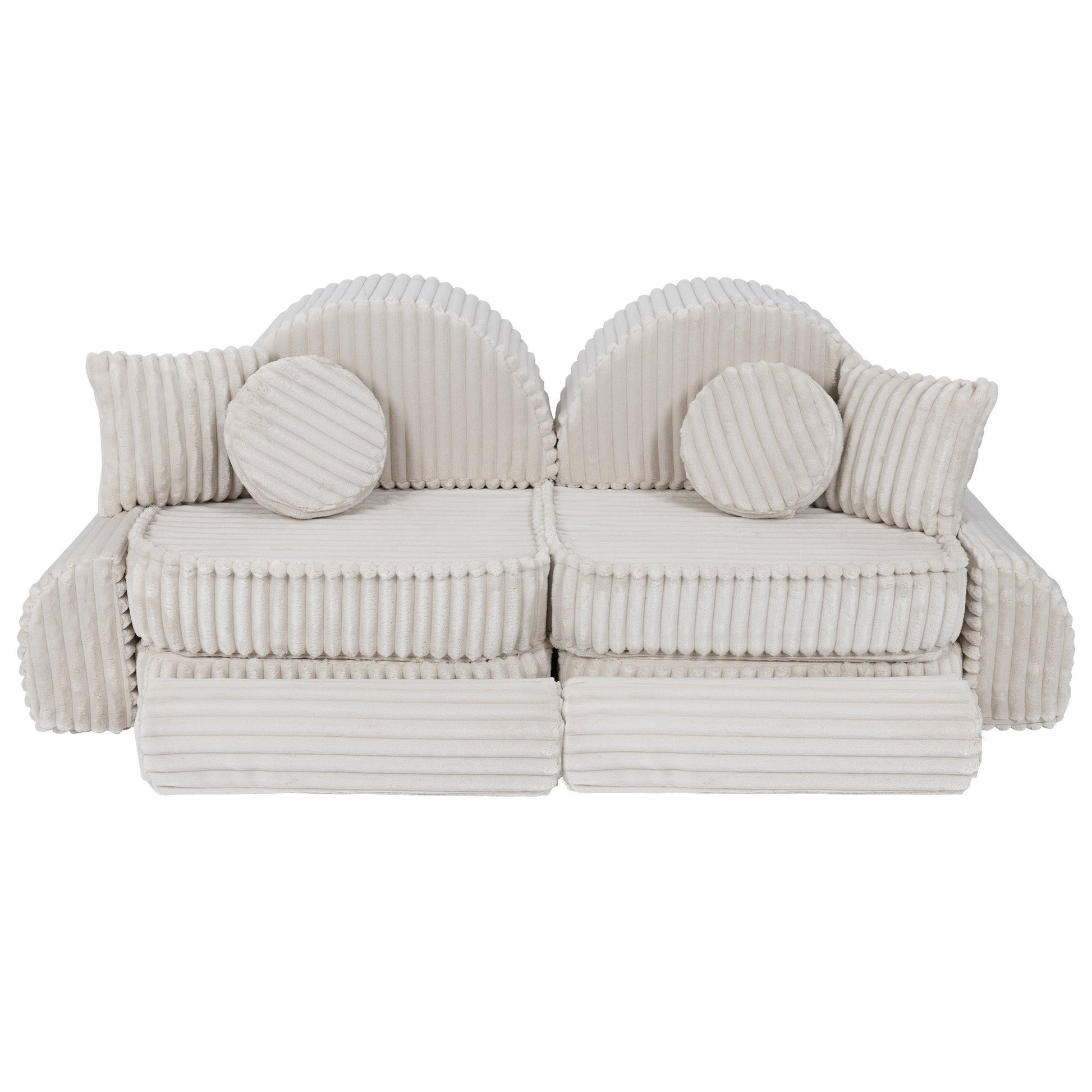 Medium Modular Sofa for Kids - Churros White Plus