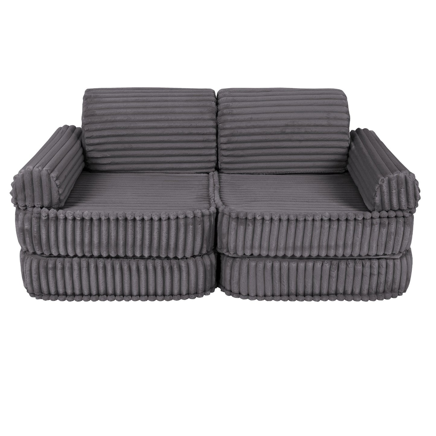 Medium Modular Sofa for Kids - Churros Jurassic Grey