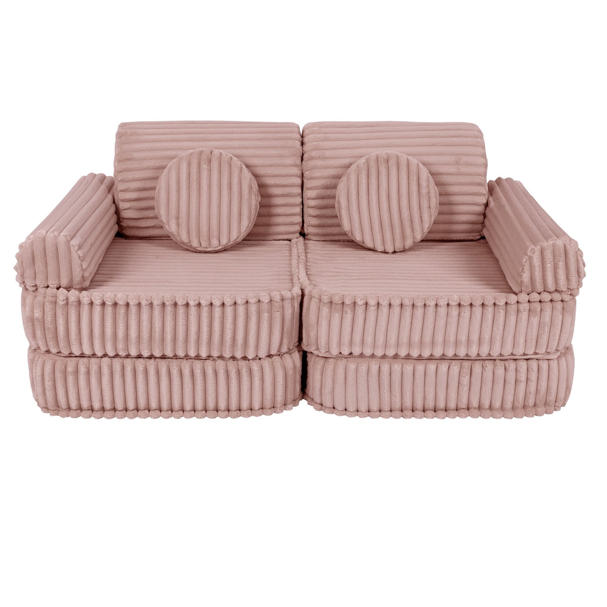 Medium Modular Sofa for Kids - Churros Pink