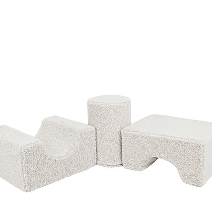 MeowBaby® Bearly Shape Set with 3 Elements - Ecru