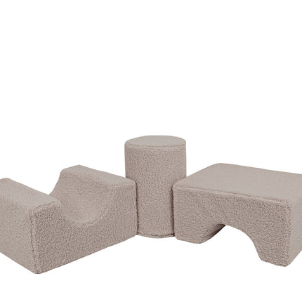 MeowBaby® Bearly Shape Set with 3 Elements - Gray