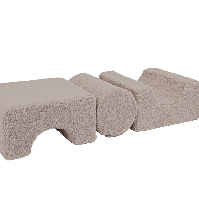 MeowBaby® Bearly Shape Set with 3 Elements - Gray
