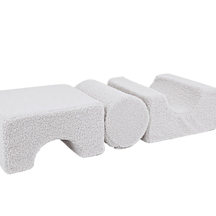 MeowBaby® Bearly Shape Set with 3 Elements - White