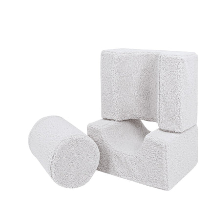 MeowBaby® Bearly Shape Set with 3 Elements - White
