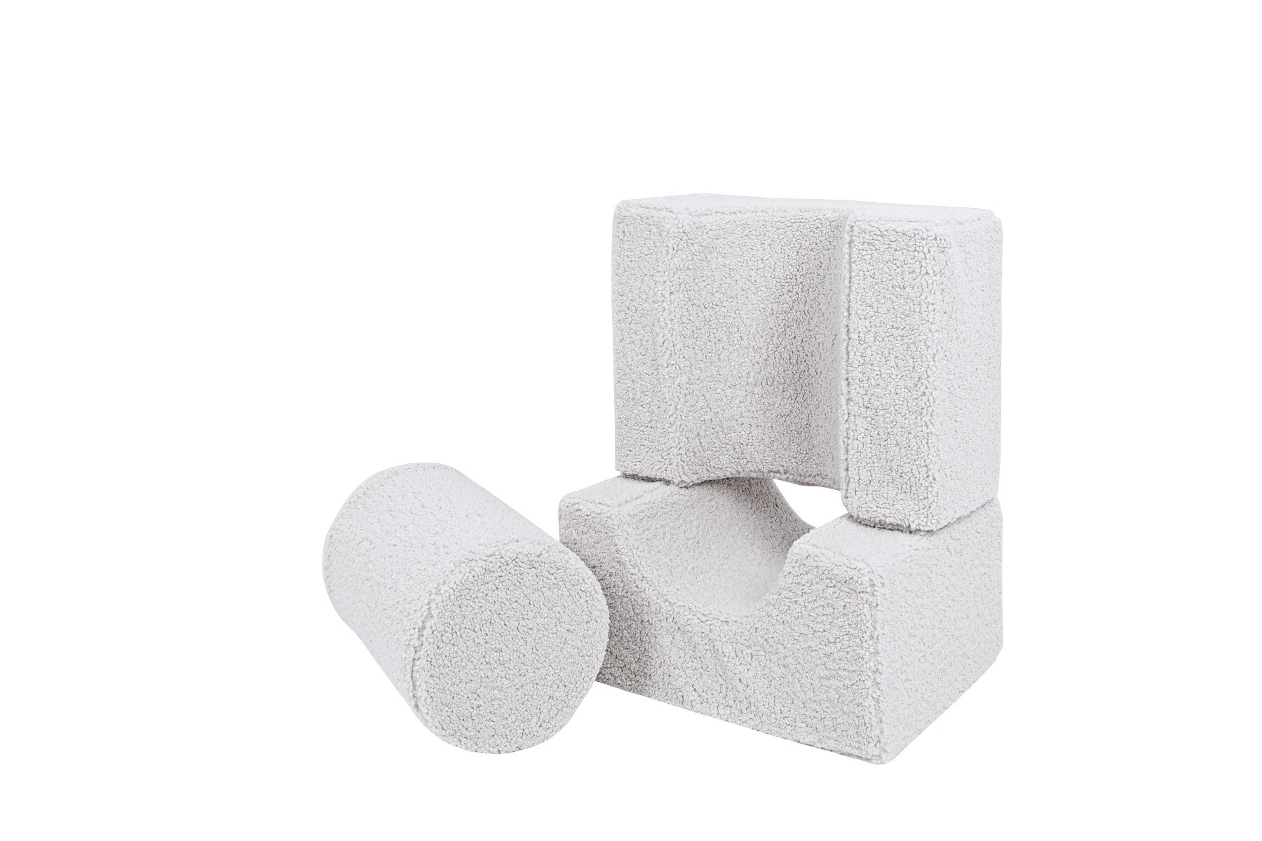 MeowBaby® Bearly Shape Set with 3 Elements - White