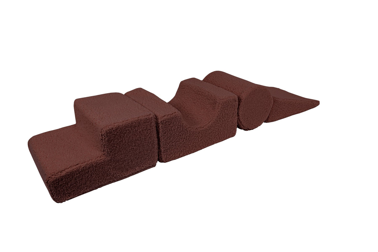 MeowBaby® Bearly Shape Set with 4 Elements - Brown