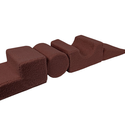 MeowBaby® Bearly Shape Set with 4 Elements - Brown