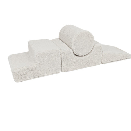 MeowBaby® Bearly Shape Set with 4 Elements - Ecru