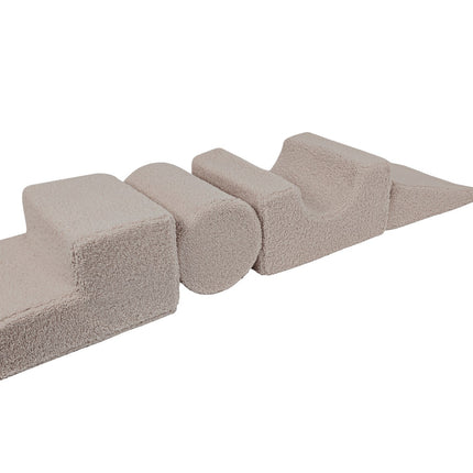 MeowBaby® Bearly Shape Set with 4 Elements - Gray