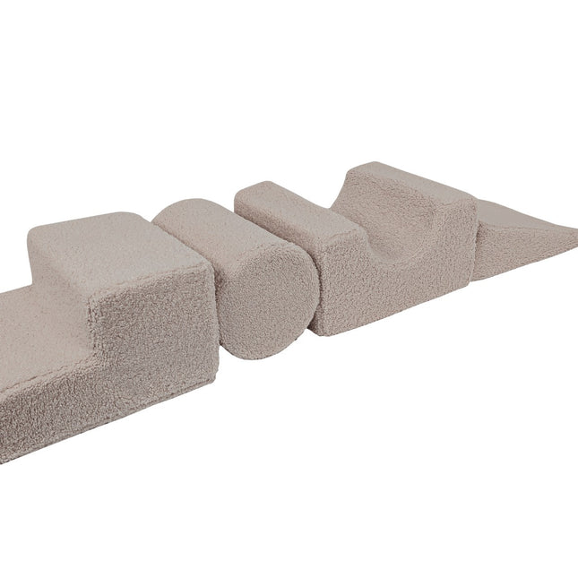 MeowBaby® Bearly Shape Set with 4 Elements - Gray