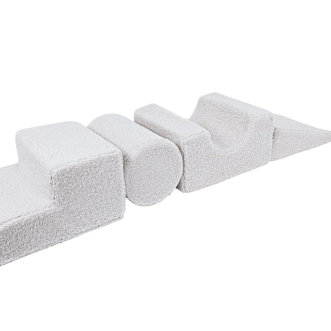 MeowBaby® Bearly Shape Set with 4 Elements - White