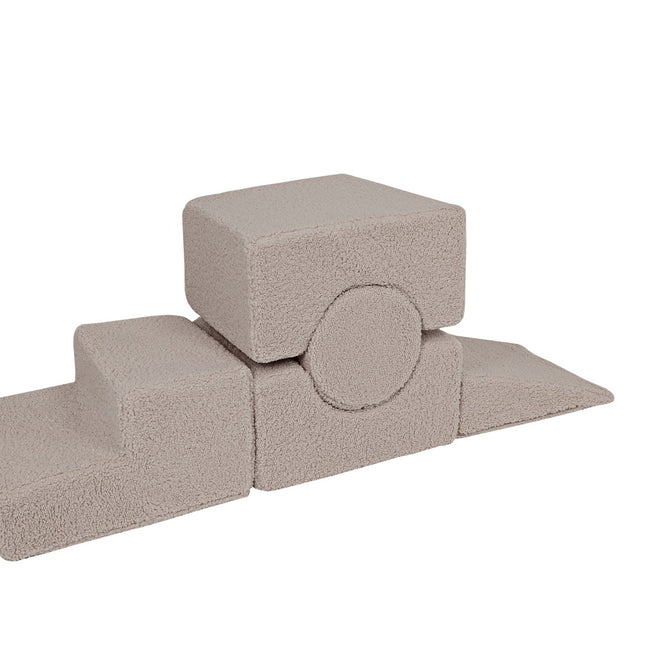 MeowBaby® Bearly Shape Set with 5 Elements - Gray