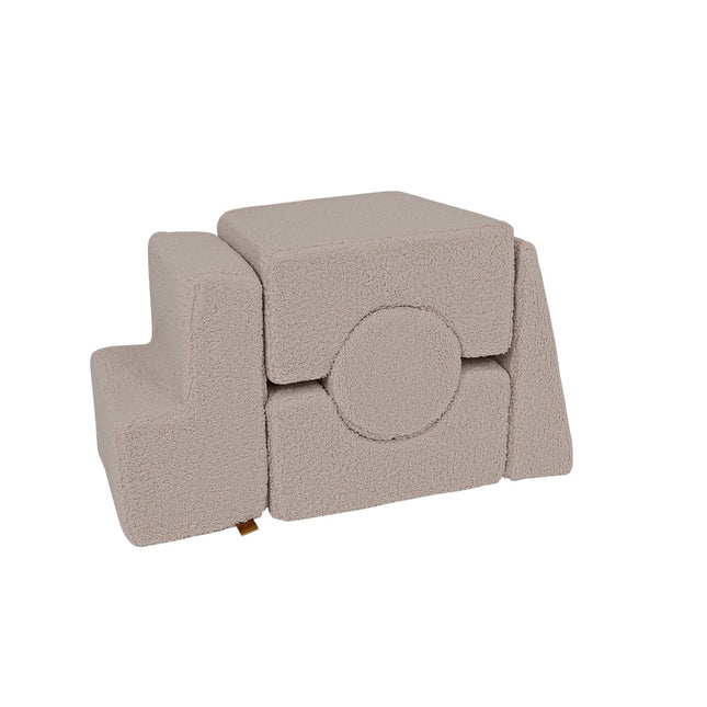 MeowBaby® Bearly Shape Set with 5 Elements - Gray