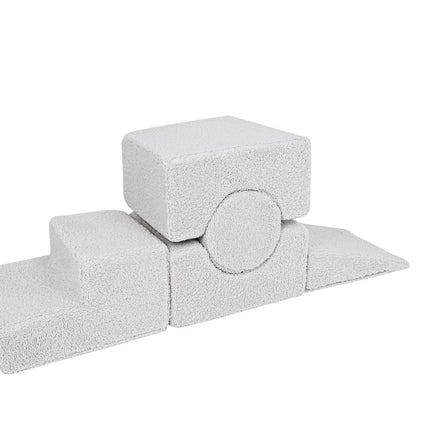 MeowBaby® Bearly Shape Set with 5 Elements - White