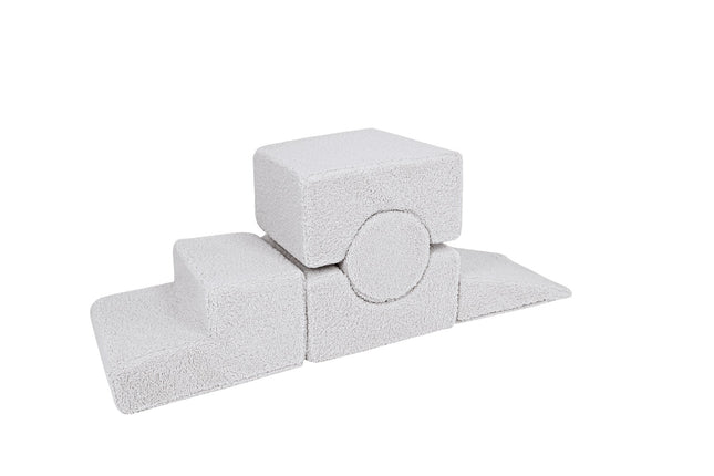 MeowBaby® Bearly Shape Set with 5 Elements - White