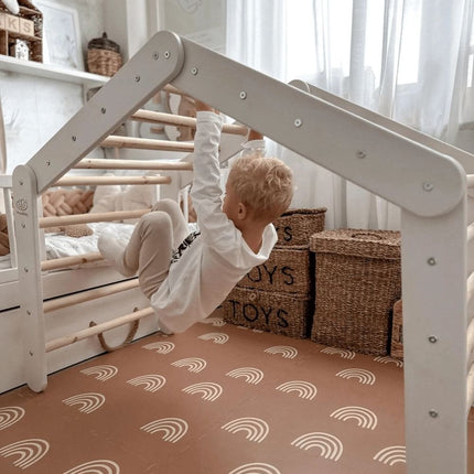 Ladder Pikler Triangle House Large Gray