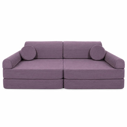 MeowBaby® Large Slimcord Premium Sofa - Lavender