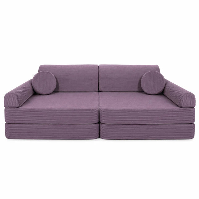 MeowBaby® Large Slimcord Premium Sofa - Lavender