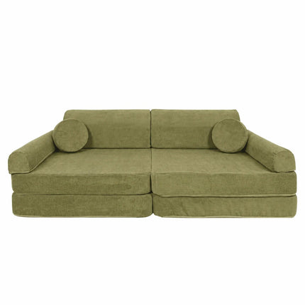 MeowBaby® Large Slimcord Premium Sofa - Lime