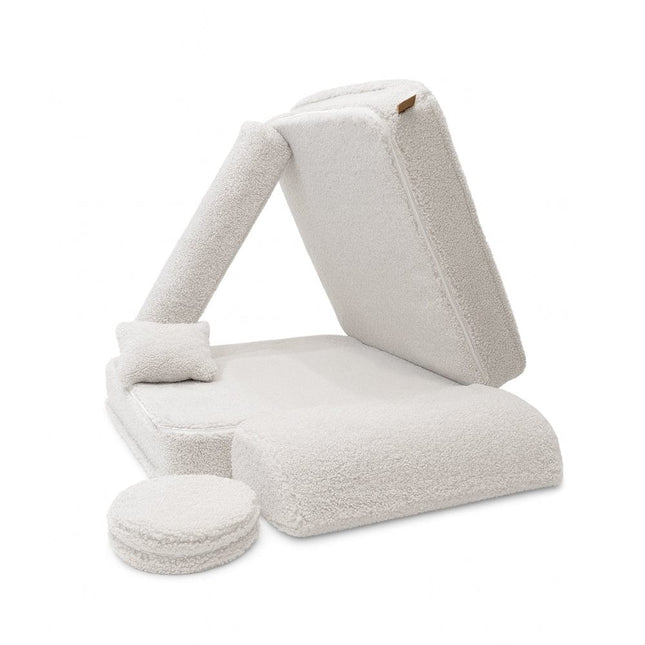 Chair Modular Children's Chair - 5 Elements, Bearly Off-White - LoveStyle World