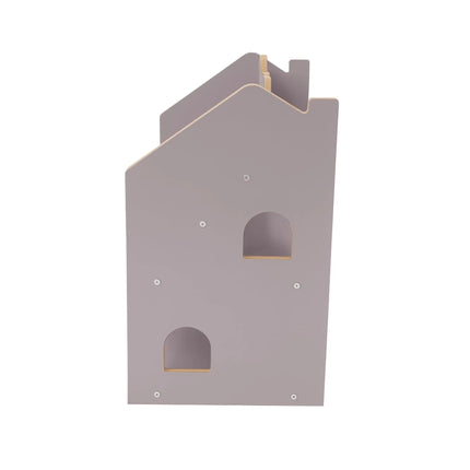 MeowBaby Montessori MDF House Bookcase - Grey