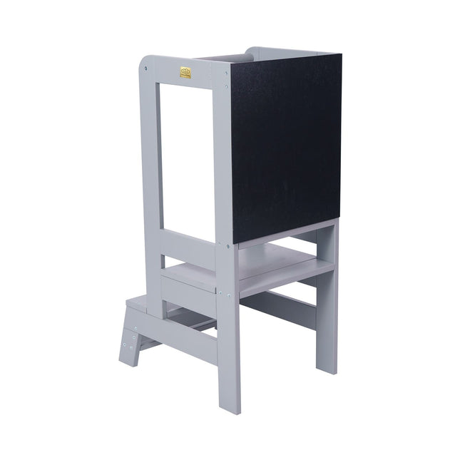 Kitchen Helper for Children with Board - Dark Grey - LoveStyle World