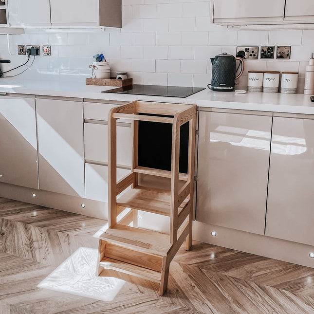 Kitchen Helper for Children with Board - Natural - LoveStyle World