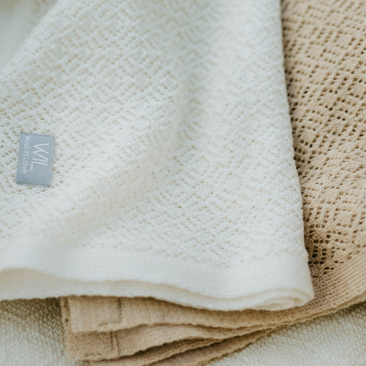 Merino wool baby blanket DELIGHT