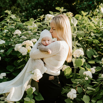 Merino wool baby blanket DELIGHT