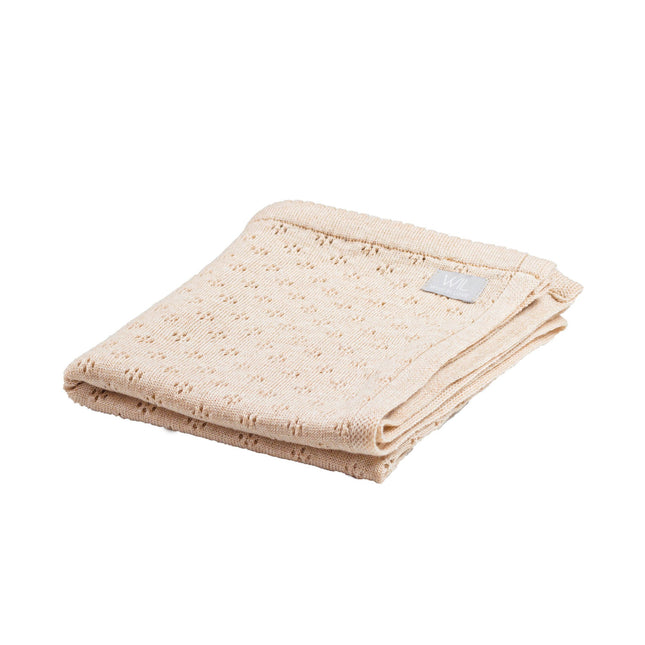 Merino wool baby blanket LOVE - LoveStyle World