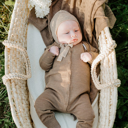 Merino wool baby blanket LOVE
