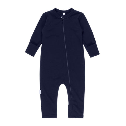 Merino Wool Baby Overall – Blue