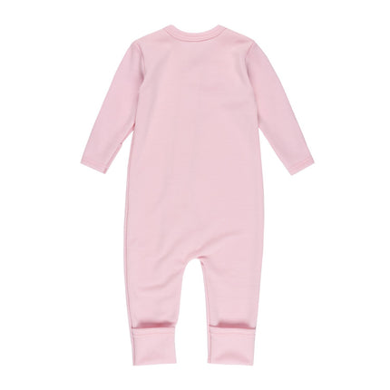 Merino Wool Baby Overall – Pink