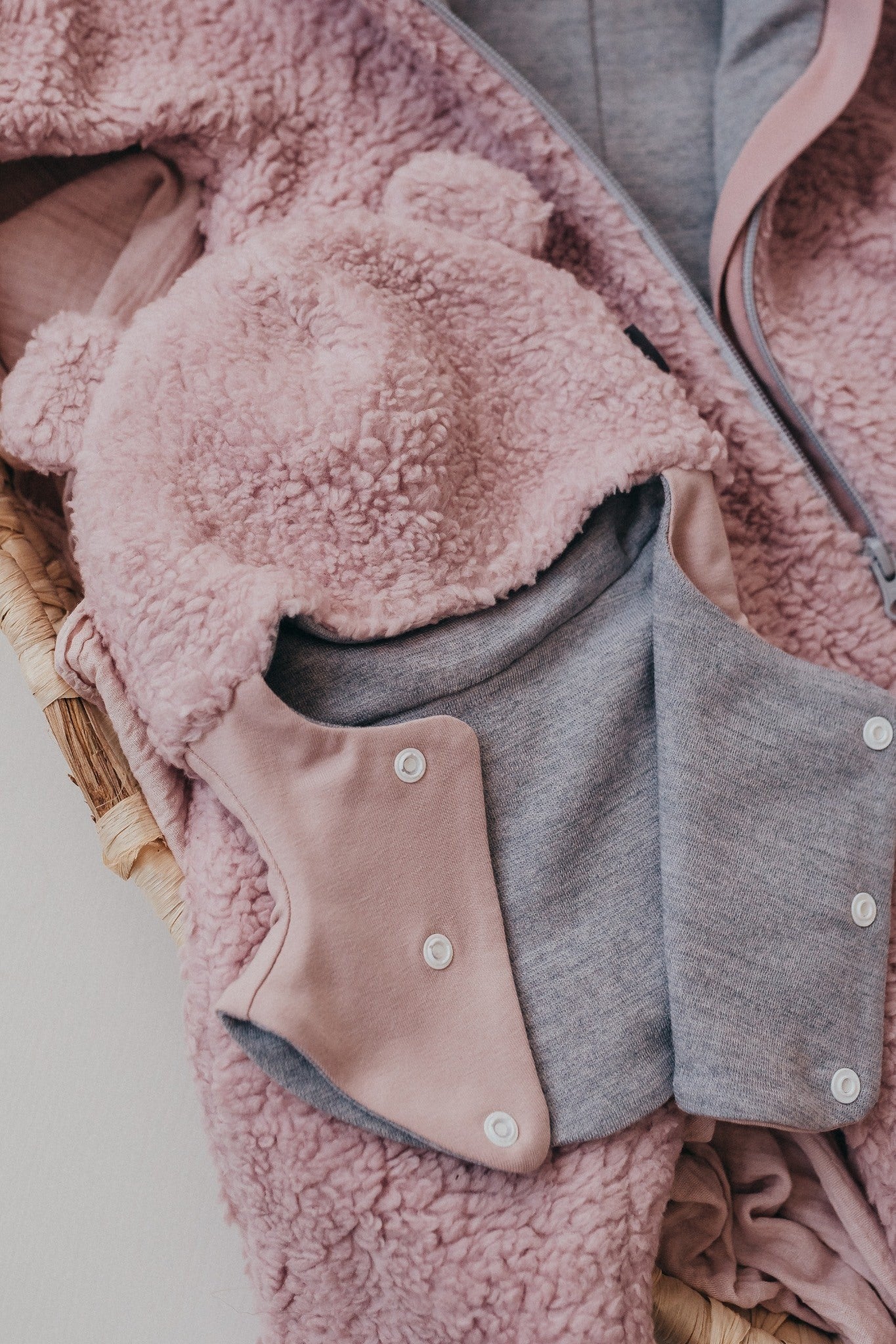 Merino Wool Lined Baby Balaclava THEO