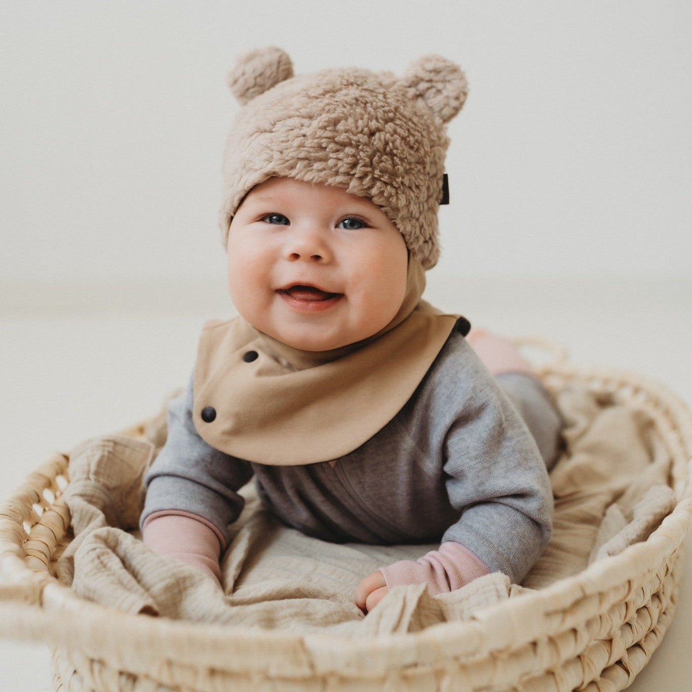 Merino Wool Lined Baby Balaclava THEO