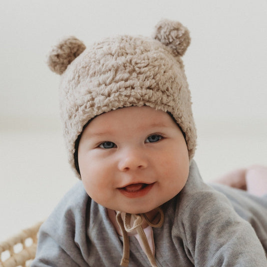 Merino Wool Lining Baby Hat TESSA