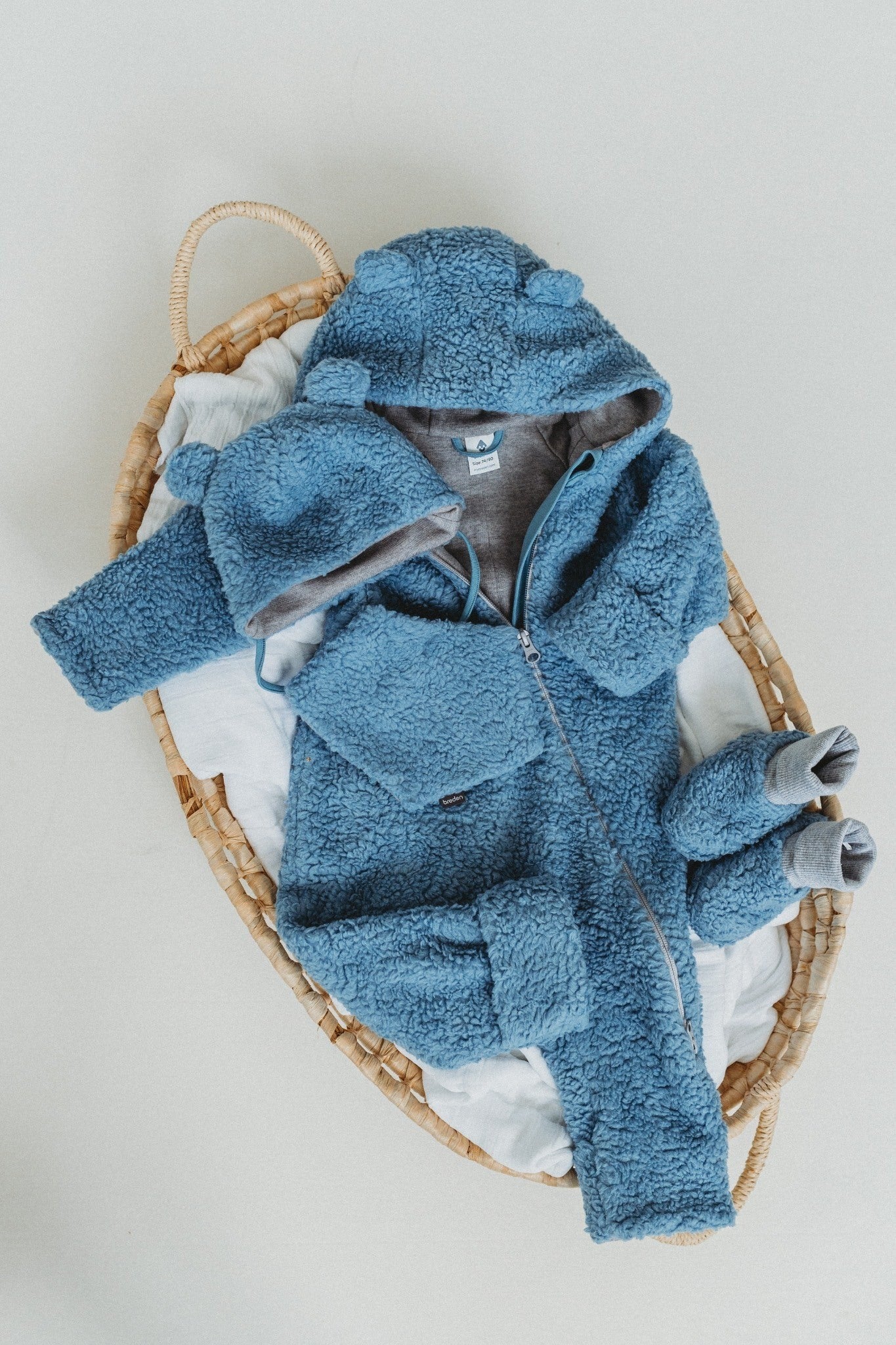 Merino Wool Lining Baby Hat TESSA