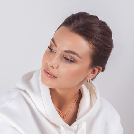 Metropolitan Glow White ZC L Earrings