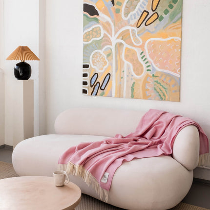 Mira wool throw